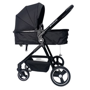 Vente chaude espagnol noir transportable bébé fournitures Mobiclinic poignée à levier unique 5 points bébé poussettes - Product Image 4