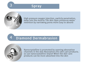 8 trong 1 áp lực cao làm sạch sâu điều trị mụn trứng cá oxy máy bay phản lực Peel máy trên khuôn mặt với chất lượng cao - Product Image 3