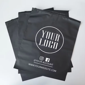Hot Selling Customized Black Clothing <strong>Zip</strong> Lock Poly Bags for Packaging Hoodie <strong>Pouch</strong> Custom Logo Printed Zipper Plastic Bags - Product Image 3