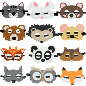 Máscaras <span class=keywords><strong>de</strong></span> Fieltro <span class=keywords><strong>de</strong></span> Animales Divertidos, Tema <span class=keywords><strong>de</strong></span> Animales Salvajes, Recuerdos <span class=keywords><strong>de</strong></span> Fiesta <span class=keywords><strong>de</strong></span> <span class=keywords><strong>Cumpleaños</strong></span> <span class=keywords><strong>de</strong></span> Halloween, Disfraces <span class=keywords><strong>para</strong></span> Niños, Artículos <span class=keywords><strong>para</strong></span> <span class=keywords><strong>Fiestas</strong></span> <span class=keywords><strong>de</strong></span> Disfraces - Product Image 1