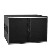 Subwoofer double 15 pouces étanche 4 ohms 3200W de puissance de pointe pour événements en direct, concerts, festivals et discothèques en extérieur