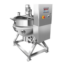 Bouilloire pré-fabriquée à la vapeur, de petite capacité de 50 litres, bouilloire pour sauce, fromage, compere et riz