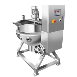 Bouilloire pré-fabriquée à la vapeur, de petite capacité de 50 litres, bouilloire pour sauce, fromage, compere et riz - Product Image 4