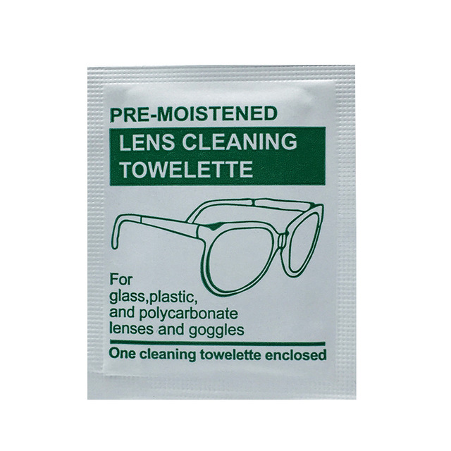 Disposable Eco-Friendly Non-Woven Travel Size Lens Wipes Wet Cleansing Paper Cloth Glasses Mobile Phone Screen Cleaning Wipes