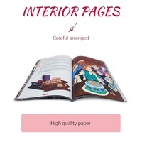 Services d'impression de magazines reliés personnalisés pour livres de bande dessinée de fiction, papier offset pour l'édition de livres et emballage en carton
