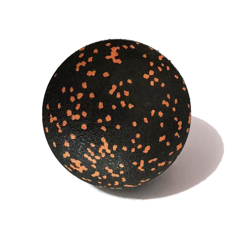 8 cm single ball black+orange