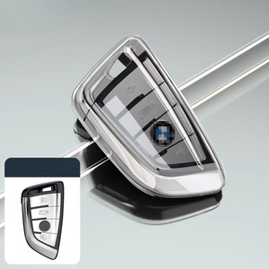 Conjunto de Capas para Chave BMW para Séries 5/3/7, X1-X6, Séries 1/2, Capa Transparente de TPU com Fivela - Product Image 3