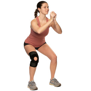 <span class=keywords><strong>Rodillera</strong></span> Deportiva Abierta con Soporte Rotuliano para Dolor de Rodilla, Correa de Soporte Rotuliano para Correr, Senderismo, Artritis, Recuperación de Lesiones ACL/MCL - Product Image 2