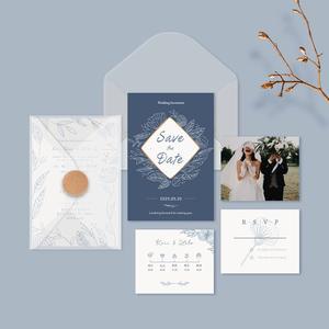 <span class=keywords><strong>Carte</strong></span> d'invitation <span class=keywords><strong>photo</strong></span> <span class=keywords><strong>2023</strong></span> Style européen Cartes d'invitation <span class=keywords><strong>de</strong></span> mariage Imprimées sur mesure Personnalité Invitations <span class=keywords><strong>de</strong></span> mariage Luxe Élégant - Product Image 2