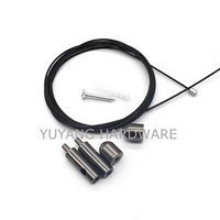 Kit de suspension en fil de Offres Spéciales kit de suspension murale pour photos crochets cintre pour miroir kit de suspension OEM pour cadre mural