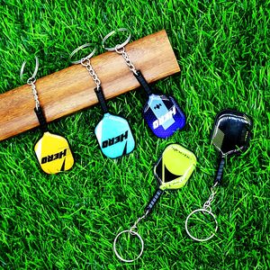 Mini balles de padel colorées porte-clés Fitness <span class=keywords><strong>babolat</strong></span> cadeau silencieux musculation personnalisé bricolage métal padel jouet points compteur porte-clés - Product Image 5