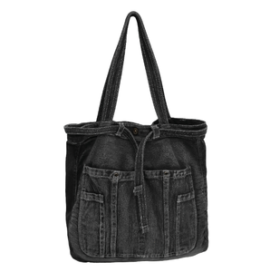 Bolso unisex de mezclilla de alta calidad, bolsillo de mezclilla, bolso de lona de mezclilla vintage - Product Image 6