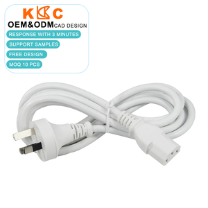 SAA 3 Pin IEC C13 <b>Power</b> Extension Cord 250V Replacement <b>Cable</b> for Computer Monitor Scanner - Product Image 3
