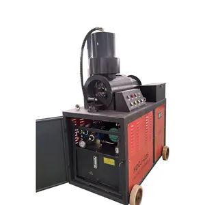 hydraulic rebar end upsetting forging parallel threading machine