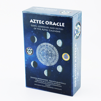 Cartes de tarot Oracle en feuille d'or de haute qualité avec impression personnalisée Emballage écologique Golden Edge Boîte en papier 2 pièces au design personnalisé