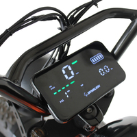 Vélo de montagne électrique avec cadre en acier, freins à disque hydrauliques, moteur à moyeu sans balais, pneus larges
