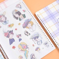 Livre de collection d'autocollants personnalisable de haute qualité avec papier de démoulage en silicone pour journalisation artisanale – Livre d'autocollants réutilisable