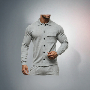 Blouson Bomber Tricoté Personnalisé pour Homme, Col Rabattu, Style Streetwear Américain, Vêtement d'Extérieur Décontracté Printemps-Automne, Vente en Gros OEM - Product Image 3