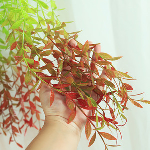 Enredaderas Artificiales de Sauce Llorón, Follaje Plástico Verde para Decoración de Interiores, Hojas de Alta Simulación, Planta Colgante, Adorno de Pared - Product Image 2