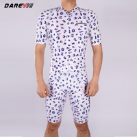 Ensemble de cyclisme Darevie Custom High Performance Team Race pour homme, léger, respirant, maillot et short de vélo de route, vêtements de cyclisme