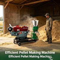 Machine à fabriquer des granulés d'aliments pour animaux à économie d'énergie 200-500 kg/h, granulateur électrique pour volailles, bétail, poulets, porcs, bovins, moutons