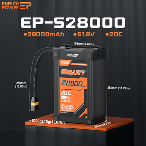 Полимерный литий-ионный аккумулятор 51,8 В 20C 28Ah с оптовым продавцом, смарт-литий-ионный аккумулятор для защиты растений - Product Image 5