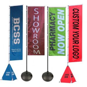 Sublimation Digital Logo Outdoor Advertising Polyester Fabric Custom Nobori Flags and Banners - Product Image 1
