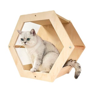 Árbol para gatos colgante de madera, escalera para gatos, estante para gatos, poste para gatos, juguete para mascotas, cama para gatos de interior - Product Image 5