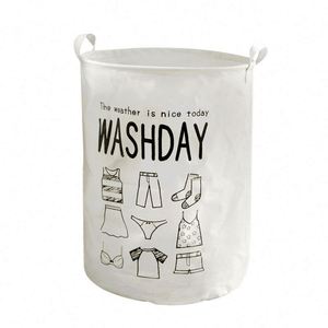 Bathroom Laundry Basket Storage Basket for Laundry Modern Style Laundry Bucket Modern Non-Woven Laundry Basket Wholesale - Product Image 1