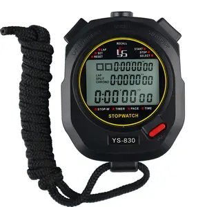 YS-810 drei Reihen von 10 Stoppuhr Timer Leichtathletik Training Schwarz und Weiß 2 Farbe Optional Running Timer