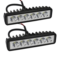 Projecteur marin LED étanche IP68 EURS 6LED 18W, éclairage de travail, accessoires neufs pour ampoules de voiture