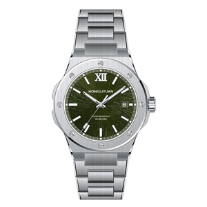 高級カスタムスポーツクォーツ腕時計 クロノグラフ シリコンストラップ 防水 夜光腕時計 ODM工場 - Product Image 5