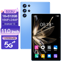 Wholesale Popular Design S23 5G Smart Gaming Tablet Android 13 16GB+512GB 11 Inch HD Screen 12000mAh Global WiFi Version