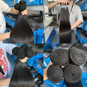 32 34 36 38 40 pollici capelli lisci indiani grezzi, 100% capelli umani trama, Super lungo visone brasiliano fascio di capelli umani - Product Image 5