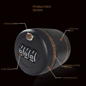 Bloqueo de contraseña de combinación de vino de licor Botella Vino Código superior Tapón Botella de vino Bloqueo digital - Product Image 4