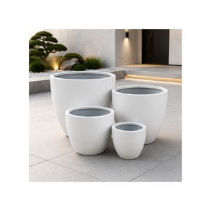 <b>Best</b> Price Fiberglass Flower Pot Durable Garden Pots Customized Garden Pots Made In Vietnam - Product Image 1