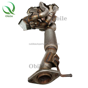 Convertisseur catalytique en acier inoxydable de collecteur d'échappement avant de haute qualité pour <span class=keywords><strong>Mazda</strong></span> <span class=keywords><strong>3</strong></span> AXELA - Product Image 1