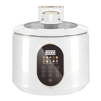 Casserole électrique multifonctionnelle de haute qualité 5L, cuiseur à riz, commande en anglais, faible teneur en sucre, acier inoxydable de qualité alimentaire