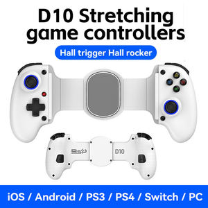 Manette de jeu mobile D10 à double vibration, extensible, multifonction, pour streaming, compatible Android, iOS, Switch, PC, PS3, PS4 - Product Image 1