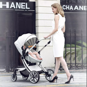 <span class=keywords><strong>Poussette</strong></span> Bébé 4 en 1 Haut de Gamme 3 en 1 Landau Design <span class=keywords><strong>Coque</strong></span> d'Œuf Robuste Nacelle Personnalisée - Product Image 2