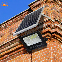 Projecteur solaire LED à haute luminosité MIC 60W, lampe murale extérieure étanche IP66 pour l'éclairage de jardin, de rue et de cour