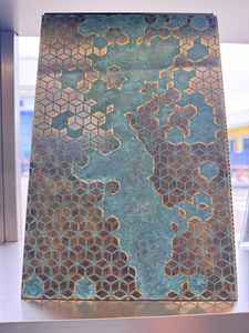 EX923 Custom Pattern Etched Stainless Steel <b>Plate</b> with Bending Cutting Welding Services <b>for</b> Commercial Interior <b>Wall</b> Decoration - Product Image 3