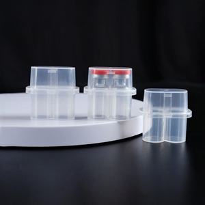 Boîte de 4 flacons transparents en PP de 3 ml, vente en gros, OEM, haute qualité, <span class=keywords><strong>pour</strong></span> sérum bio-essence et solution active, étui de stockage <span class=keywords><strong>pour</strong></span> peptides - Product Image 2