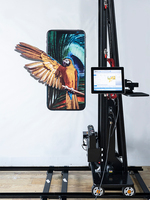 Tête d'impression I1600 Machine de peinture murale UV Robot Imprimante murale automatique Panneau mural 3D Imprimante murale verticale Machine d'impression murale