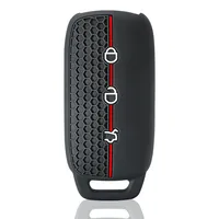 Coque de protection en silicone à 3 boutons pour clé de voiture Geely Galaxy L7 2023 L6 MAX 1.5T Plus AIR PRO avec porte-clés