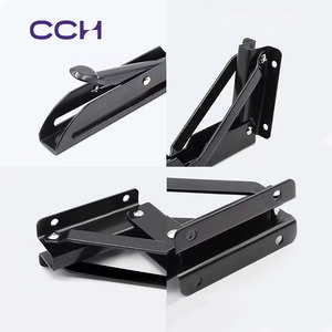 헤비 듀티 벽걸이 조절 가능한 스프링 L 접이식 스틸 코너 버팀대 선반 브래킷 - Product Image 3