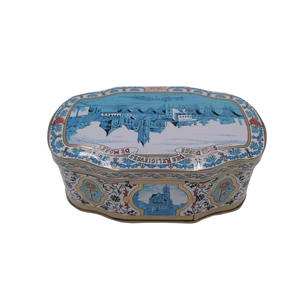 고품질 경쟁가격 주문 디자인 보물 금속 주석 상자 - Product Image 1