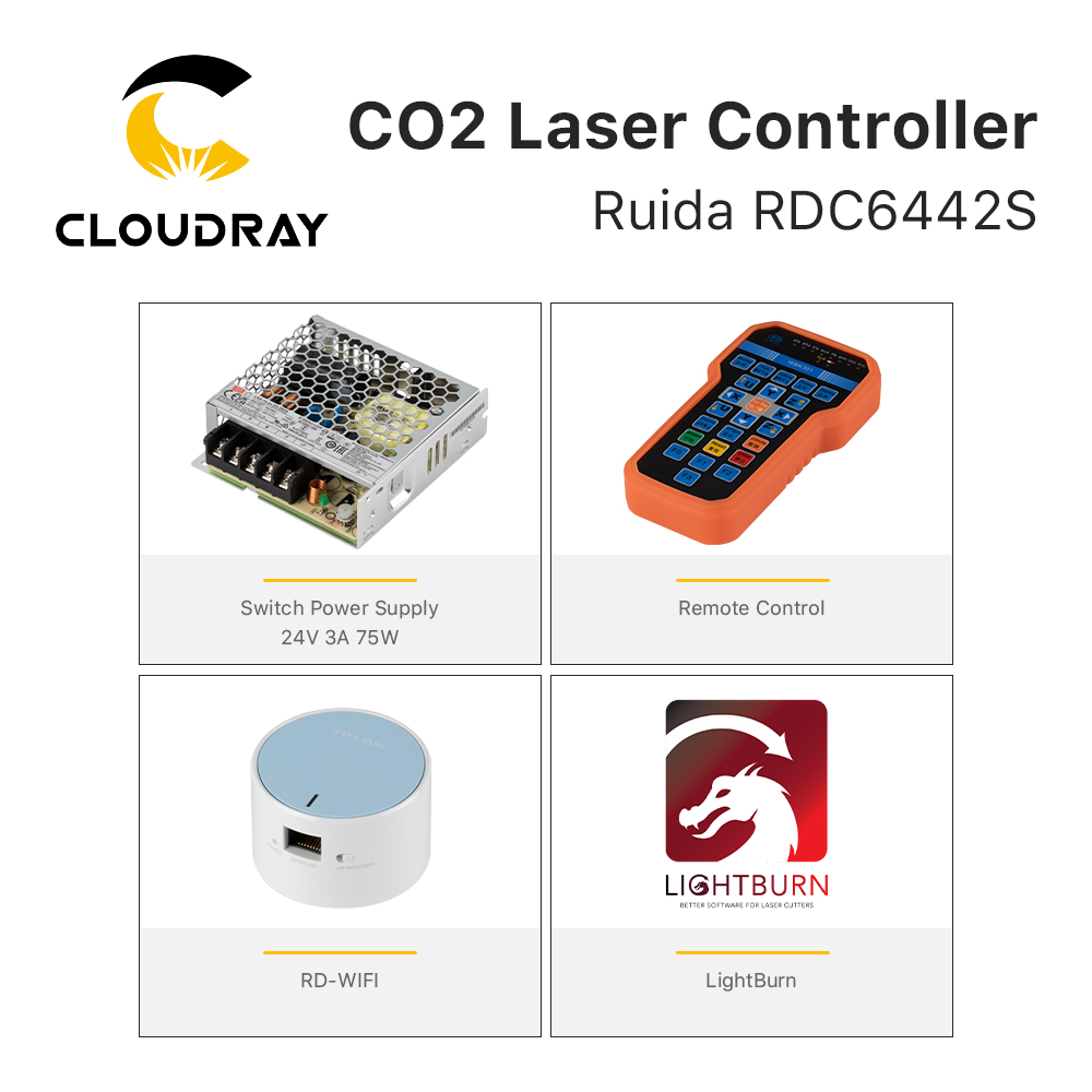 Cloudray CO2 Laser Controller RDC6442S - Multi Language