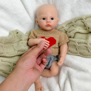 Bambola in Silicone Realistica da 12 Pollici, Neonata con Occhi Aperti, Giocattolo Morbido per Regali Festivi - Product Image 2