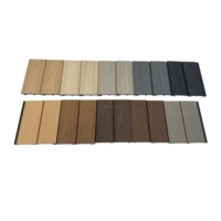 Revêtement mural composite en bois effet bois naturel gaufré, durable, avec couche de protection, co-extrusion WPC, revêtement mural plat